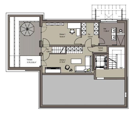 IHRE NEUBAU GARTENWOHNUNG ÜBER ZWEI ETAGEN IN UNSCHLAGBARER LAGE !